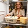 Food Grade Butter Dish With Cutter Airtight Large Capacity Cute Butter Box For Kitchen Farmhouse Dining Room Refrigerator