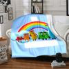 Numberblocks Theme Printed Blanket - Perfect for Couch, Bed, Travel & Outdoor Use | Machine Washable, Cozy & Durable.