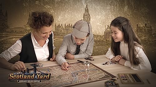 Ravensburger Scotland Yard: Sherlock Holmes Board Game 27529 8 (Ages 10+) [Family Game, Tabletop Game, Strategy Game, Detective Game, Gift (Birthday/C