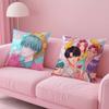 Saja Boys KPopS D-Demon H-Hunters Pillow Case Pattern Printed Pillowcase for Living Room Sofa Cushion Cover & Bedroom Decor