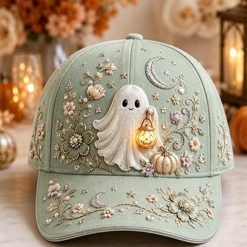 D print Halloween baseball cap women's spring and summer sunshade sun protection cap American style versatile fashion hat sun protection