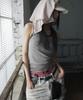 AAKAM Scarf Cap (Beige)