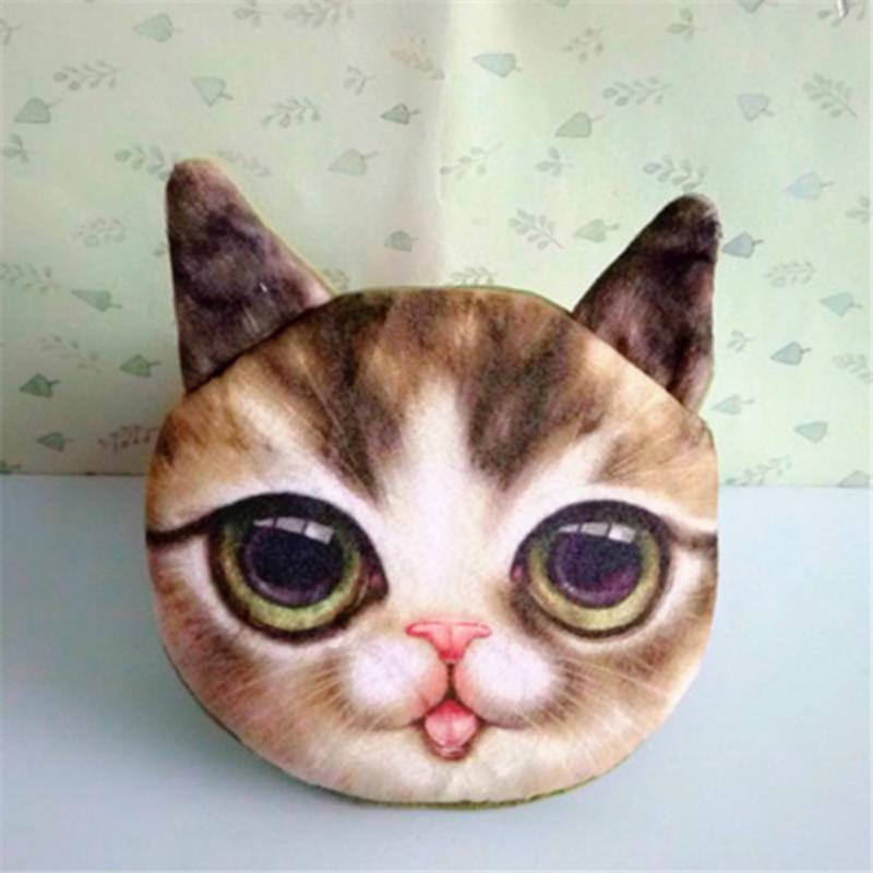 Cat Coin Purse Meow Star Dog Wallet Cute Cartoon Gift Coin Card Bag Key Bag Coin Pouch Clutch Bag Wholesale