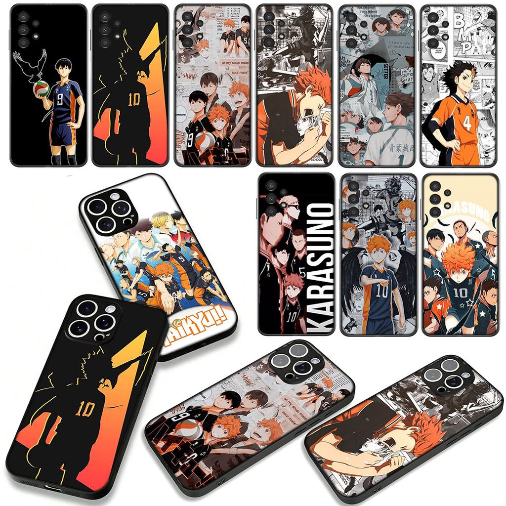 for Samsung Galaxy A36 A17 A26 A07 A35 A54 A53 A13 A33 A34 S8 S9 S20 S21 FE S10 Plus Case Toru Oikawa Haikyuus Hinata Shoyo