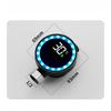 Shower LED Water Thermometer with Temperature Display, 0-99°C Range Stainless Steel ABS PC, Leak-Proof 1/2 Inch Thread