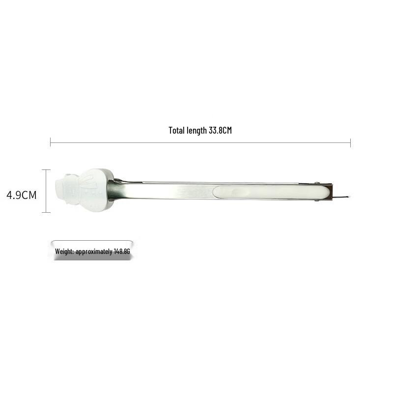Wutuo Stainless Steel Silicone Food Tongs