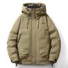 Down jacket men's new winter white duck down thickened hooded jacket fashion trend casual versatile down coat