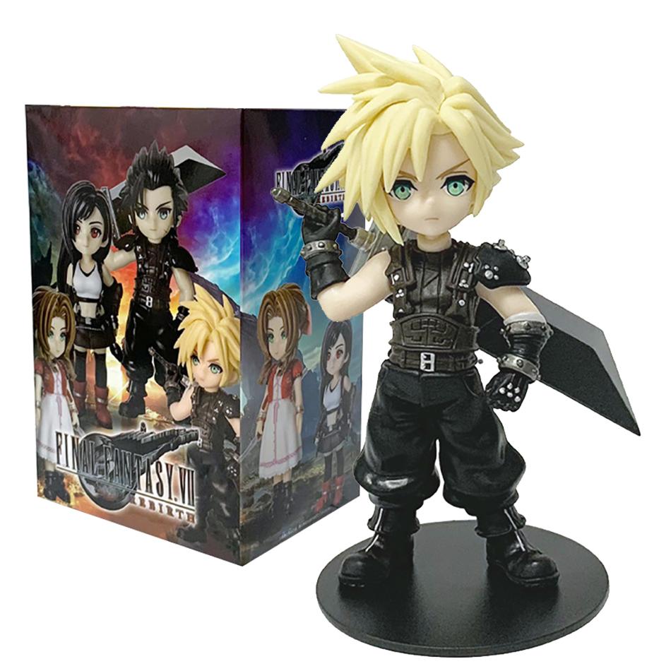 Final Fantasy Vii Rebirth Merchandise Q Chocobo Figures Of Tifa Zack Cloud And Aerith Plush Toys And Keychain Gifts