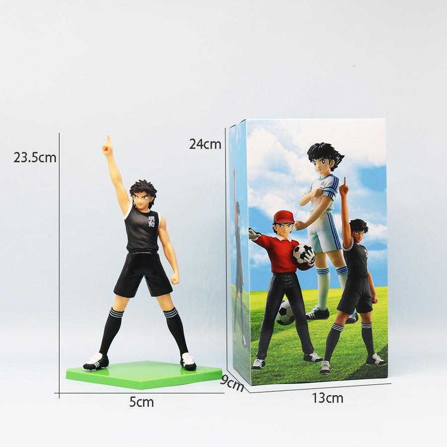 18cm Captain Tsubasa Anime Figure Ozora Tsubasa Action Figures Hyuuga Kojirou/Wakabayashi Genzou Figurine Collection Model Playthings