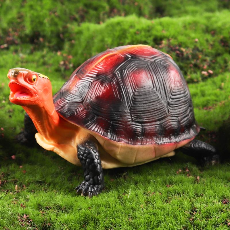 Oenux Sea Life Animals Model Leatherback Tortoise Turtle Growth Cycle Ocean Figurines Action Figures PVC Collection Kid Toy Gift