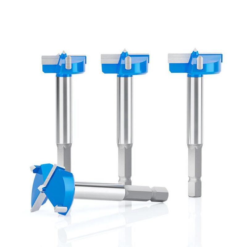 1/4inch Shank 15-35mm Carbide Hinge Boring Bit Woodworking Tools Desktop Hinge Door Lock Router Bit Hole Opener