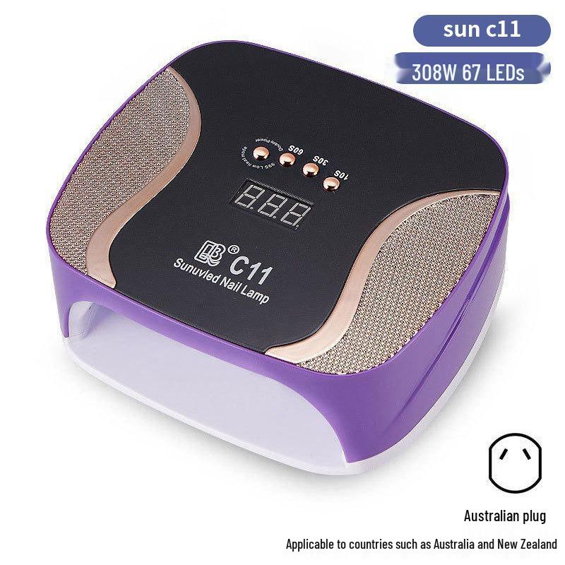 256W High Power UV/LED Dual Light Nail Curing Lamp