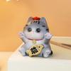 Cat Spirit Resin Art Figurines With Lucky Charm For Home Decor And Gift Giving