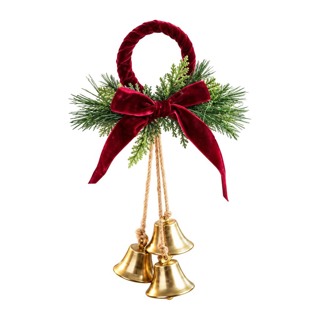 Christmas Bell Hanging Ornaments with, Christmas Tree Decoration Set for Holiday