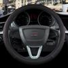 for Seat ibiza 6L 6J 6P 6F KJ1 FR Car Steering Wheel Cover PU Leather Non-slip 9 Colors Auto Accessories Fast Shipping
