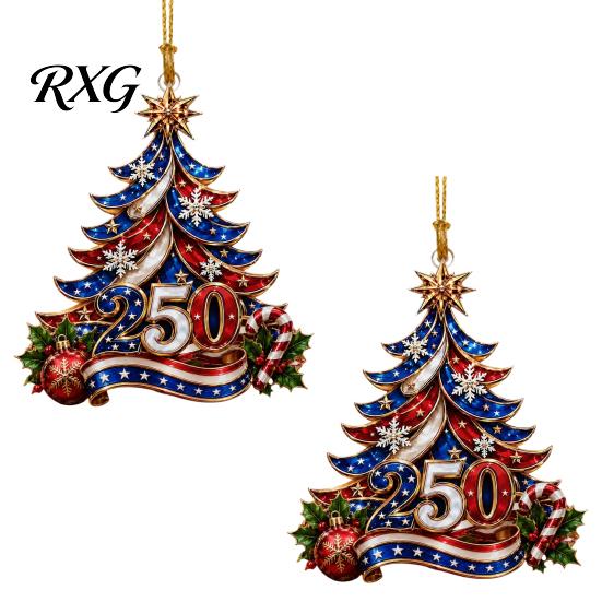 Decorative Pendant for Christmas Acrylic Hanging Ornament, Glowing Tree Decor Window Bedroom Dormitory Decoration Wall, Festive Holiday Party