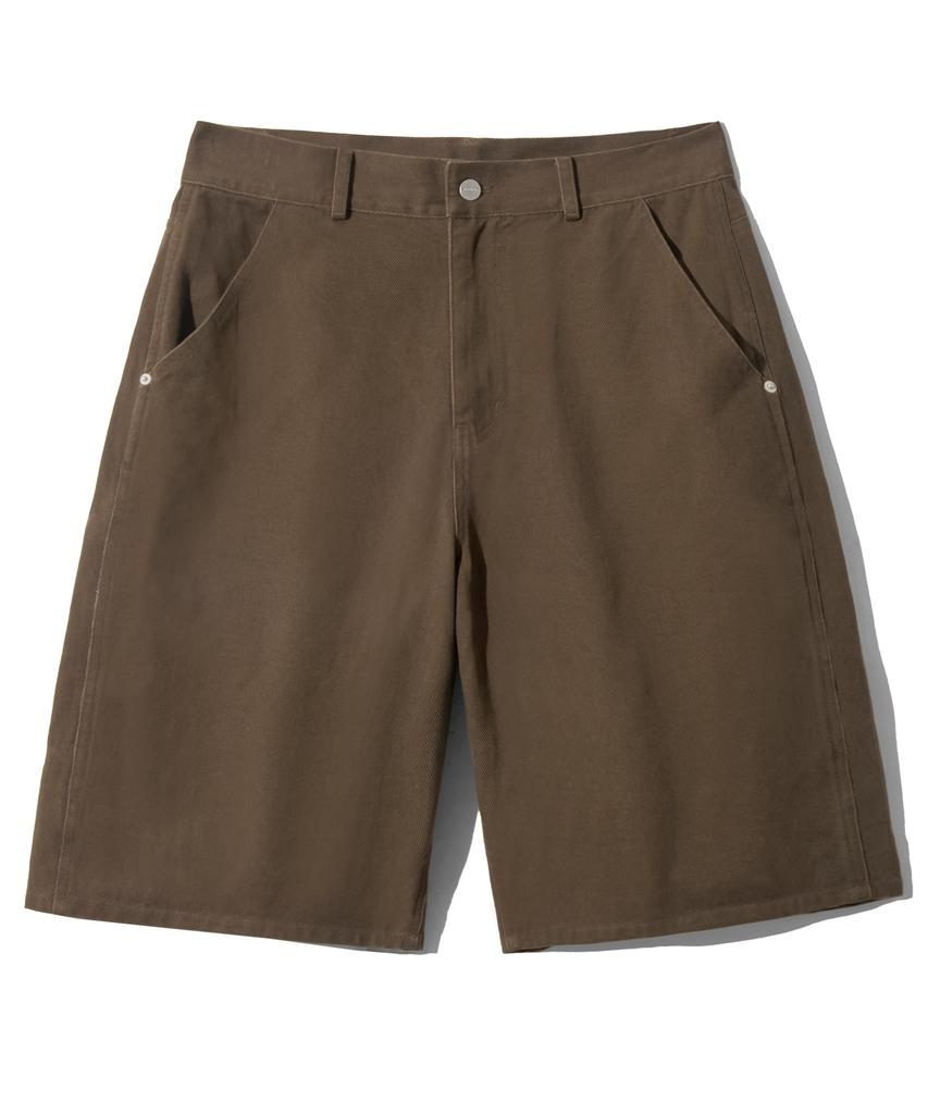 FILLUMINATE Twill Cotton Bermuda Shorts - Brown