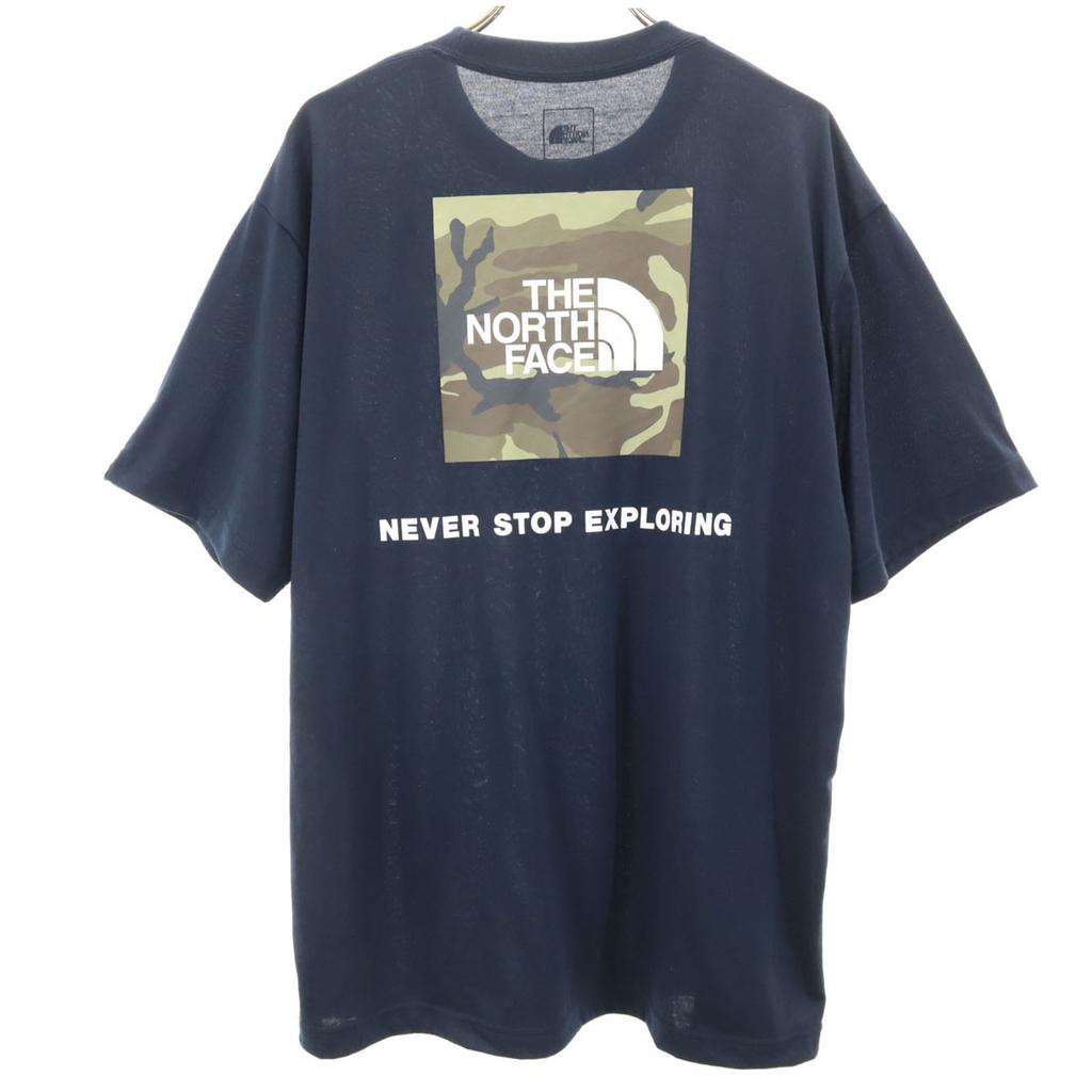 THE NORTH FACE Back logo Short sleeve T-shirt L Navy Men's Used