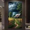 Lightning Wooden House Large Size Diamond Painting New Collection Scenery Diy Full Drill Rhinestone Embroidery Mosaic Cross Stitch Kits