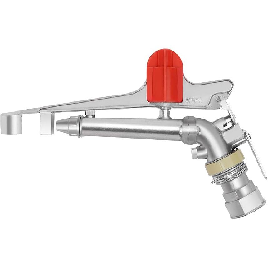 1.5  Agriculture Farm Irrigation Sprinkler, Large-Area Lawn Sprinkler Irrigation Spray Gun, 360°Adjustable Large-Scale Industrial Sprinkler 1.5 Inch
