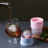 2Pcs Large Silicone Sphere Ice Mold Easy-Release for Whiskey Cocktails Juice and Parties Food Grade Ice Mold Round Ball
