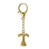 Metal Capital Letter Key Chains Bubble Letter Initial Letter Key Chains Alphabet Key Chains  Women