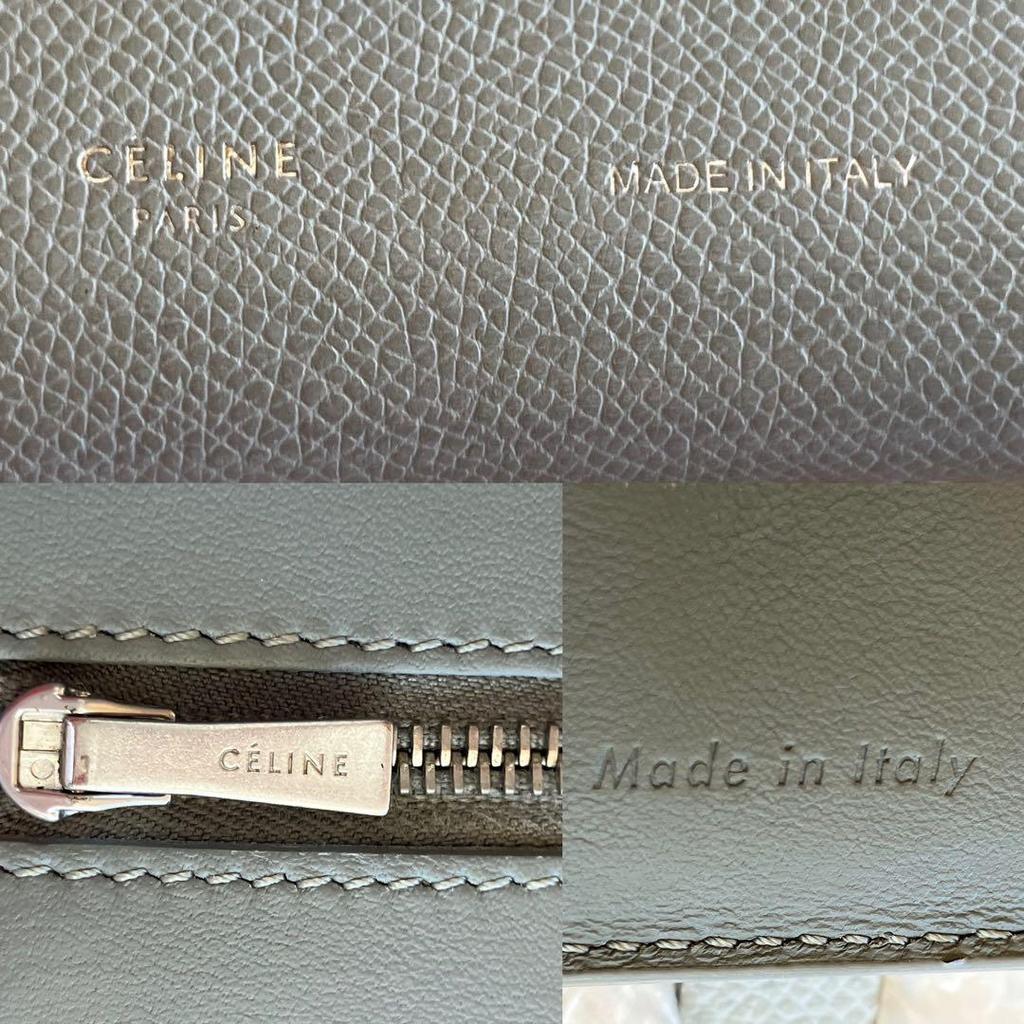 Used 【Very Popular】CELINE Medium Strap Wallet Bifold Wallet