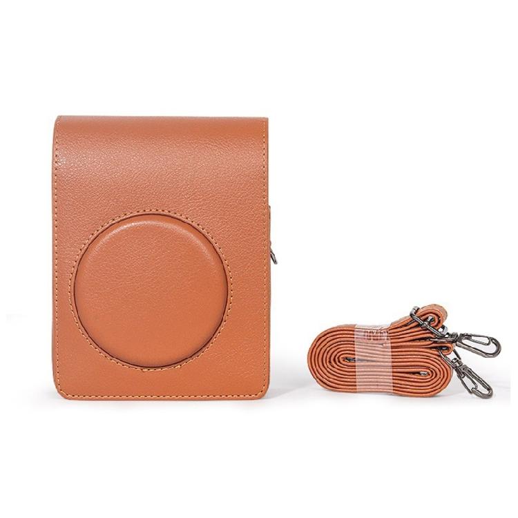 Solid Color Carry Case Portable Leather Case Protector Retro Camera Bag Protective Case for Mini Shot 3 ERA/MS300