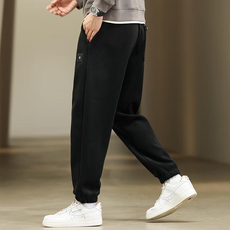 FAPAI Men's Fleece-Lined Jogger Pants