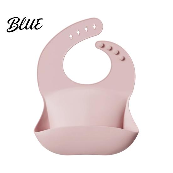 Non Irritating Silicone Bibs for Summer Baby Bib Waterproof Soft Adjustable Feeding Durable Comfortable Sensitive Skin Large Pocket Food Catch