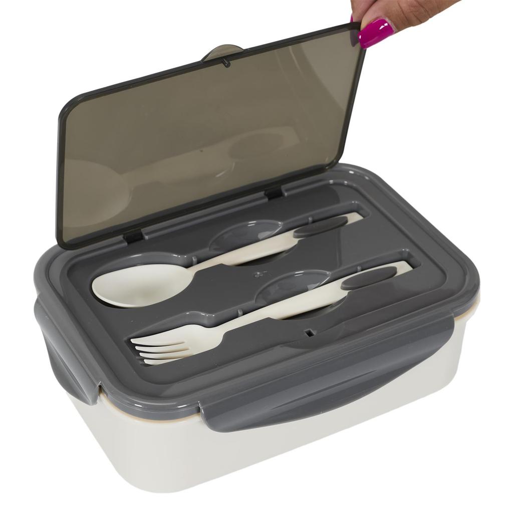 Lunch Box Single With Cutlery And Compartments 2.5 L