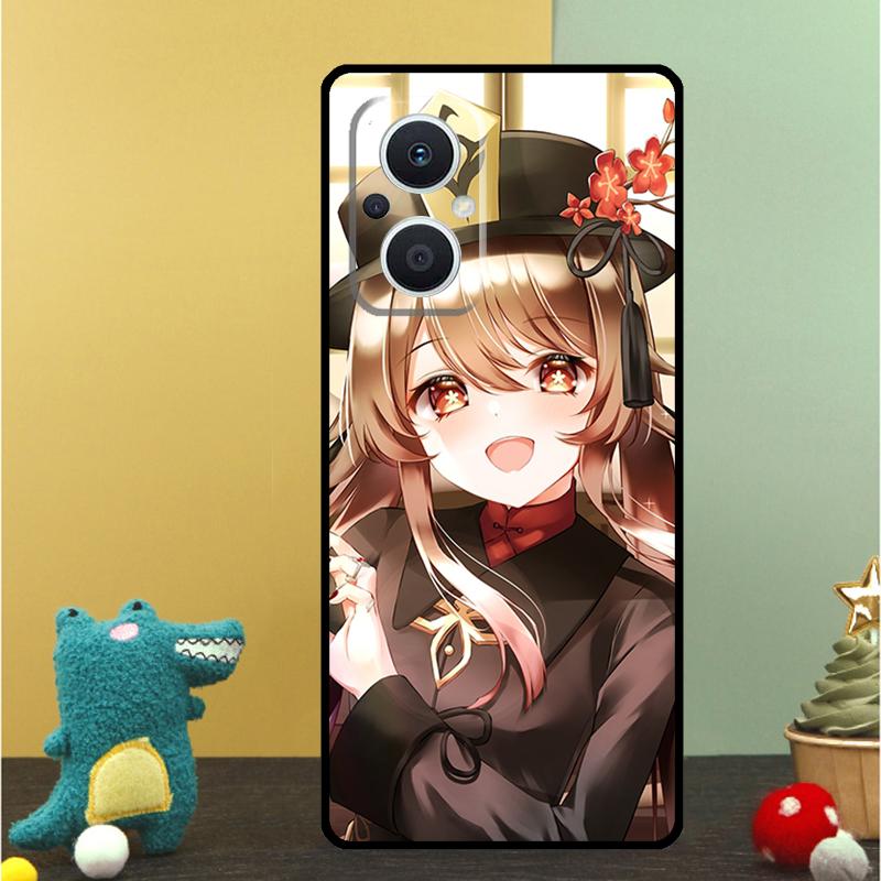 Genshin Impact Zhongli Hutao Case For OPPO Reno 15 13 10 11 14 Pro 12 F 13F 14F 15F 7 8 Lite OPPO Find X9 X8 X5 Pro Cover