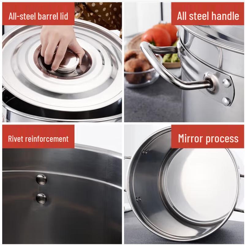 SIFAR Stainless Steel Commercial Soup Pot