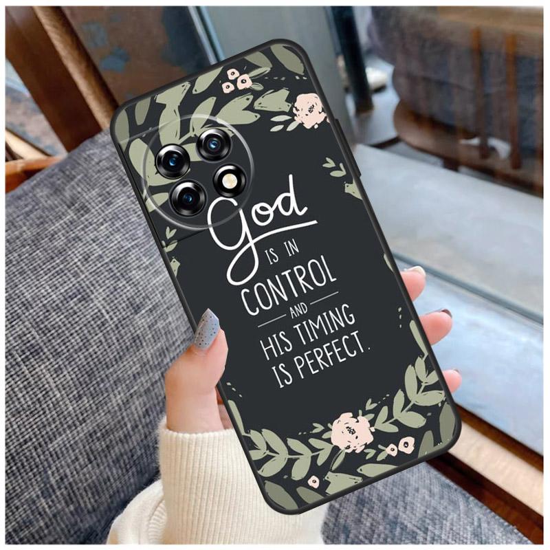 Bible Qutoes Verse Belief God Jesus Case For OnePlus 15 12R 13R 13T 10T 8T 13 12 11 10 Pro Nord 5 CE 2 3 4 Lite N20 N30 Coque
