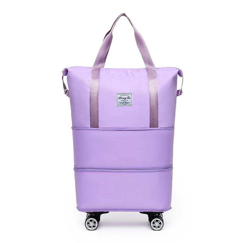 Expandable Wheeled Travel Bag for Business Trips and Short Commutes