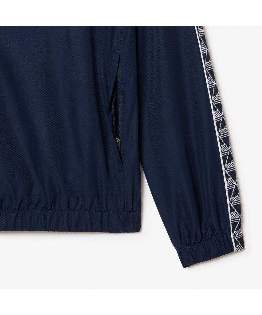 Lacoste Men'S Monogram Pattern Windbreaker Bh2538-54N 525