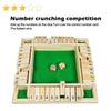 Montessori Wooden Board Game Kids Learning Educational Toys 10 Numbers Four Sided Shut Party Club Games Interesting Family Game