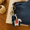 Stuffed Animal Horse Year Key Ring Cute Design Pony Pendant  Backpack Decoration