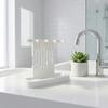 Plastic Toothbrush Head Holder 3D Printed Bathroom Storage Rack  Keeps Heads Dry