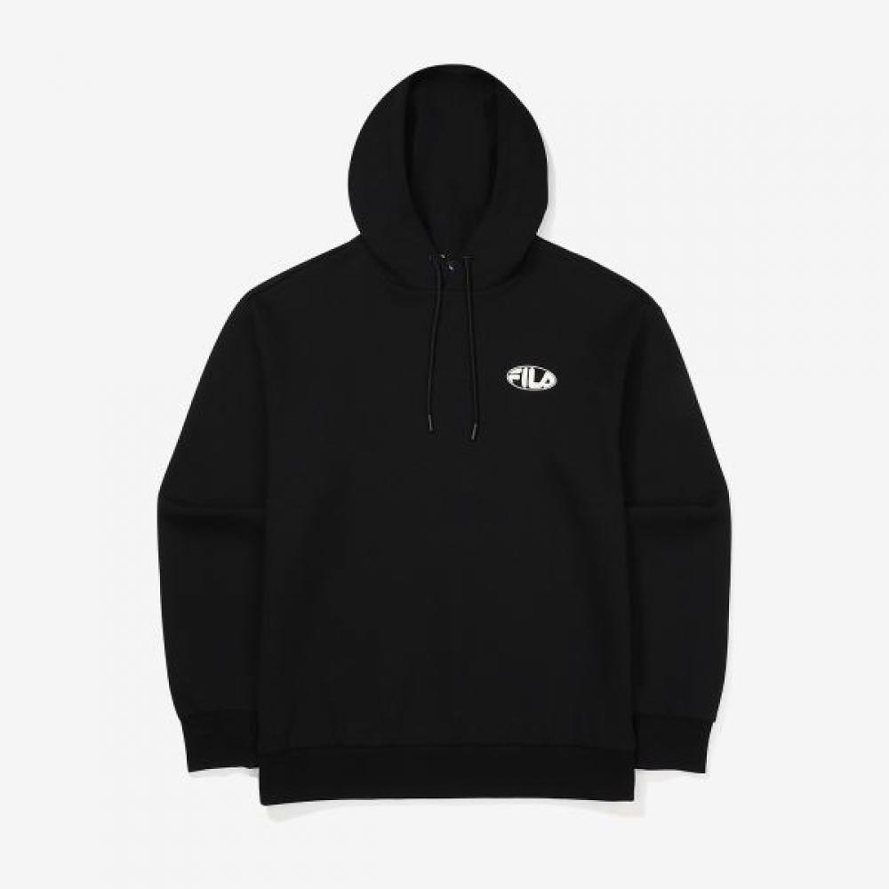Fila Logo Cotton Blend Hoodie blacks/95