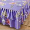 Lace Bed Sheet Skirt  Floral Printed Bed Cover Single/Queen/King Size Bedspread On The Bed (No Pillowcase