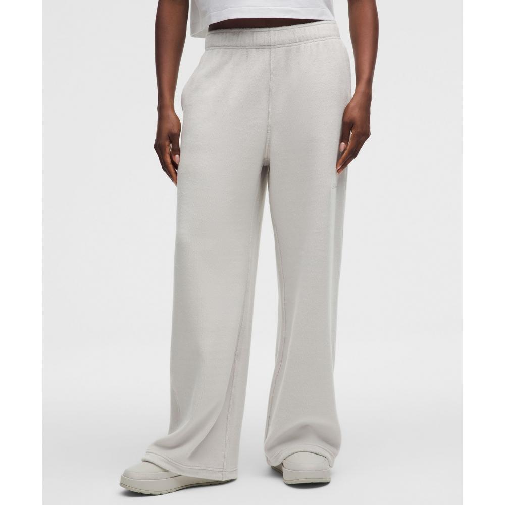 Lululemon Plush Velour Mid Rise Pant Dove Grey