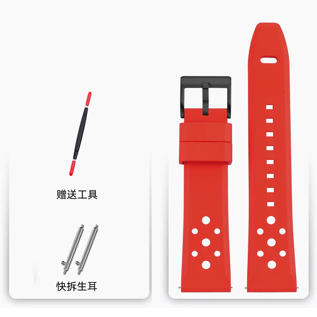 20mm 22mm Silicone Rubber Watch Strap for Omega Casio Seiko IWC Watchband Diving Waterproof Sport Bracelet Watch Wristband