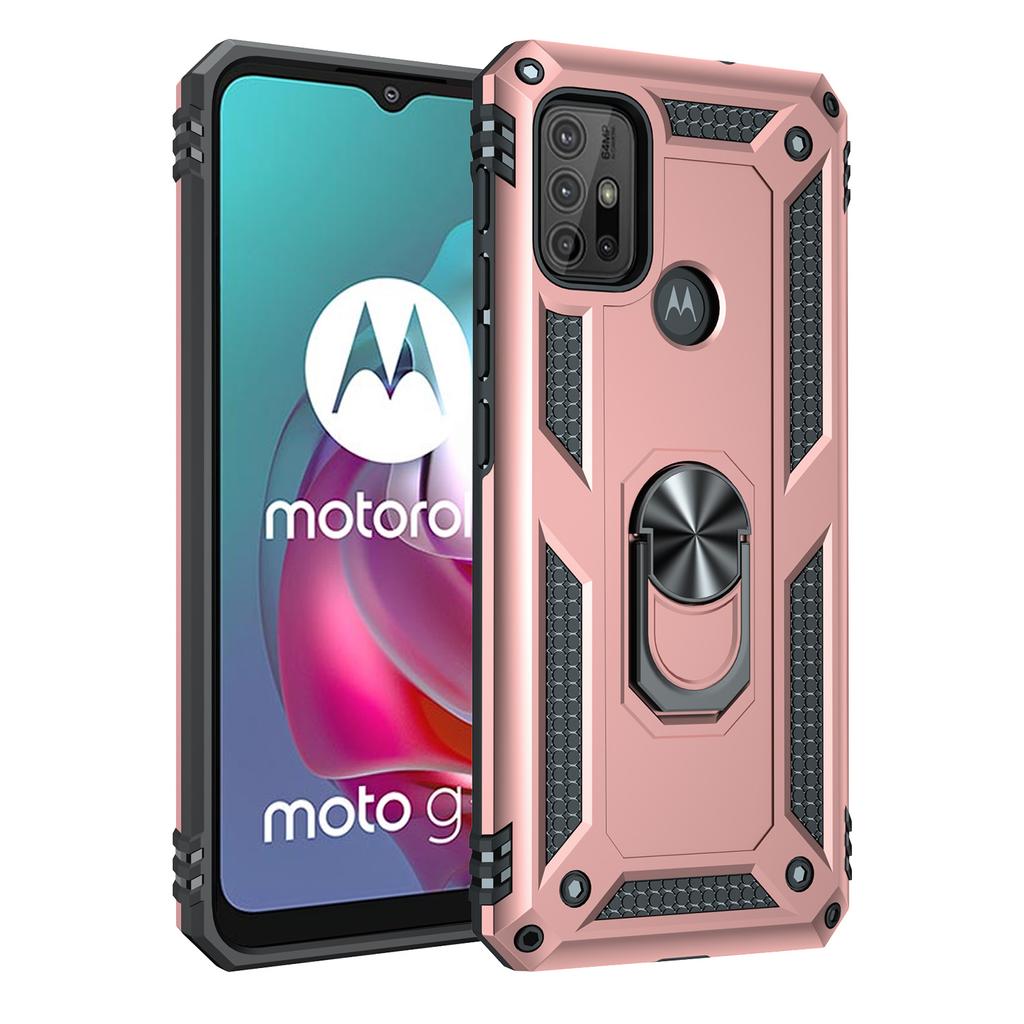 For Motorola Moto G10 G20 G30 G50 5G G60 G60S G100 G200 G40 Fusion Case Magnetic Ring Armor for Moto G31 G41 G51 G71 G22 G52