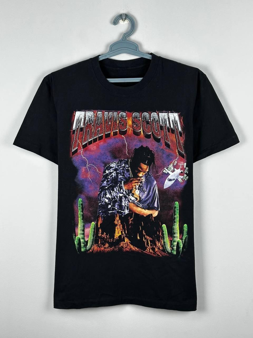 Vintage Travis Scott Retro Print Streetwear T Shirt Size L Unisex T-Shirt XXXL