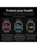 Military Smart Watch for Men with GPS Compass GPT Voice Assistant Smartwatch with LED Flashlight Bluetooth Call Fitness Tracker for Android & iOS