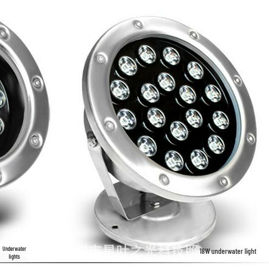 LED Underwater RGB Spotlight: Waterproof, DMX512, Low Voltage for Outdoor Pools and Fountains