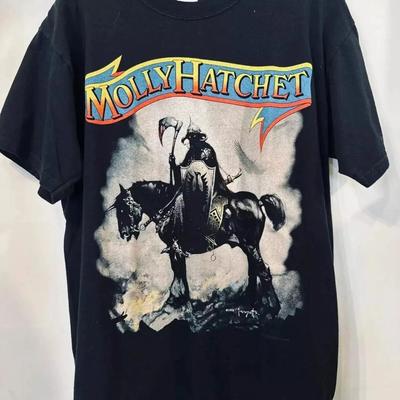 Molly Hatchet Tour Concert  Black T Shirt Full Size S-5XL Unisex T-Shirt
