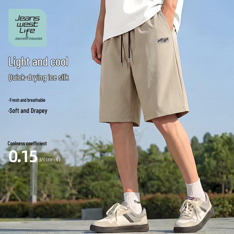 JEANSWEST LIFE Men s Ice Feel Casual Shorts L