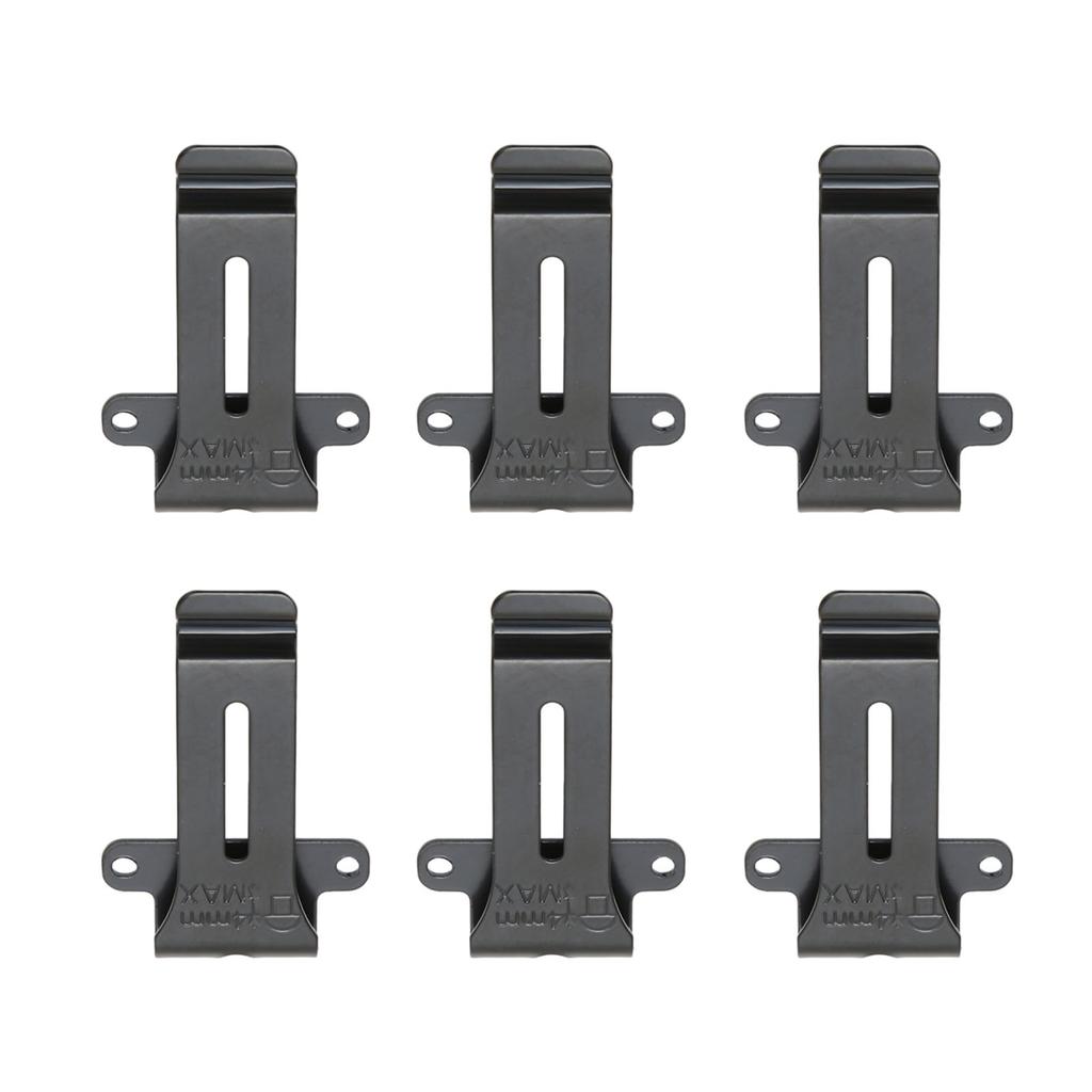 6Pcs Radio Belt Clip Replacement Portable Radio Belt Clamp for Kenwood TK 208 TK 308 for Baofeng BF 888S